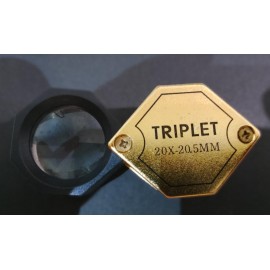 Monocle magnifying glass lens: 20x / 20.5mm