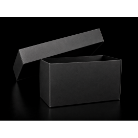Black cardboard boxe Modular with top : 90x130x80mm