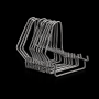 Lot 10 pieces : Metal chrome steel bridge supports for collection