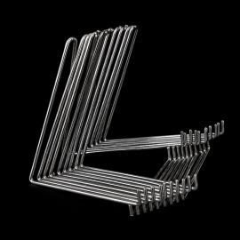  Lot 10 pieces : Metal chrome steel bridge supports for collection