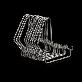 Lot 10 pieces : 75x65mmMetal chrome steel bridge supports for collection